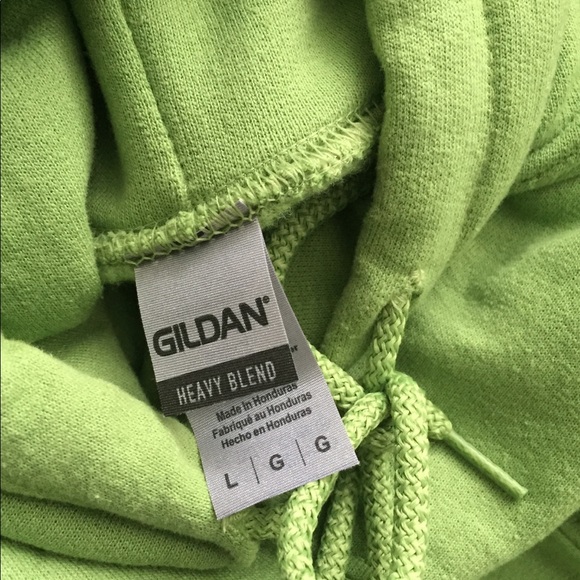 Lime Green Gilman Hoodie - Picture 3 of 3